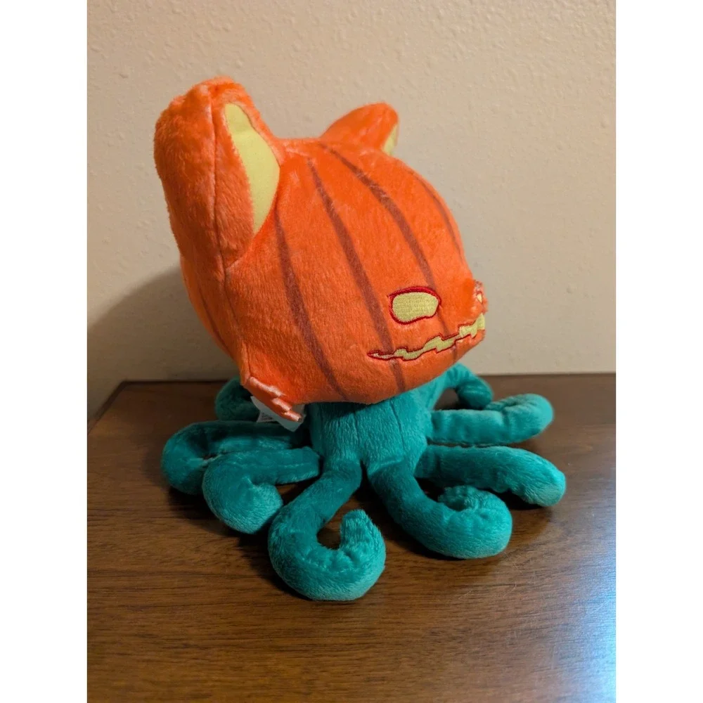 Tentacle Kitty CAT-O-LANTERN Pumpkin Cat Halloween Plush Stuffed Jack O lantern